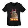 Rock Hyrax Awawa On Phone Groundhog Dassi TShirt Women Short Sleeve T Shirts Round Neck Clothes Cotton Summer Tees Streetwear
