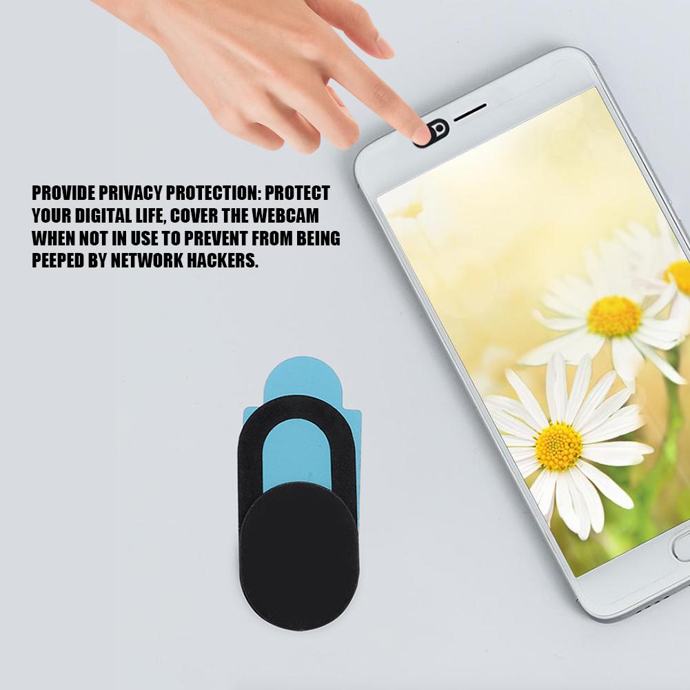 T1 Camera Lens Cover Phone Computer Tablet Anti peep Privacy Protection Webcam Cover Black