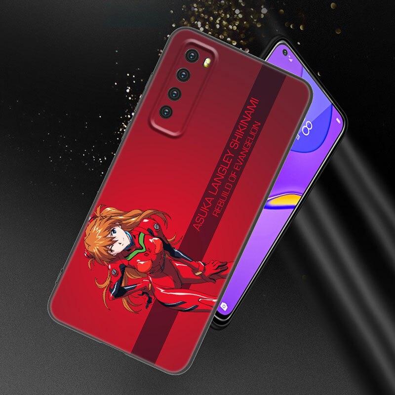 Anime Girl Mech Phone Case For Huawei Honor 60 50 SE 30S Mate 30 20 10 Lite 40 Nova 9 8 Pro Y60 8i 7i 7SE 5T Premium Black Cover