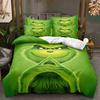 2026 Cartoon G-Grinch 3D Duvet Cover Set Soft Wash Bed 2-3 Piece Comfortable Student Dormitory Home Baby Bedding Best Seller