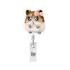 1Pc Funny Cat Dog Meme Acrylic Badge Holder Retractable Easy Pull Badge Reel Lanyard for ID Card Holder Name Tag Key Nurse Accessory