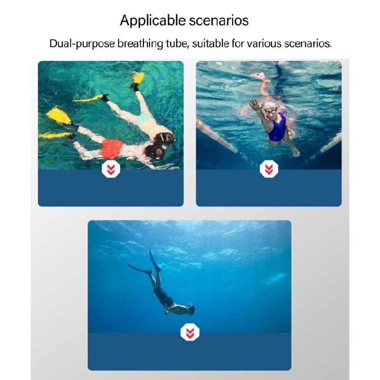 Tubes Respirants en Silicone Fiables Pliables de Grand Diamètre Masques de Snorkeling pour Améliorer le Confort Pendant le Snorkeling