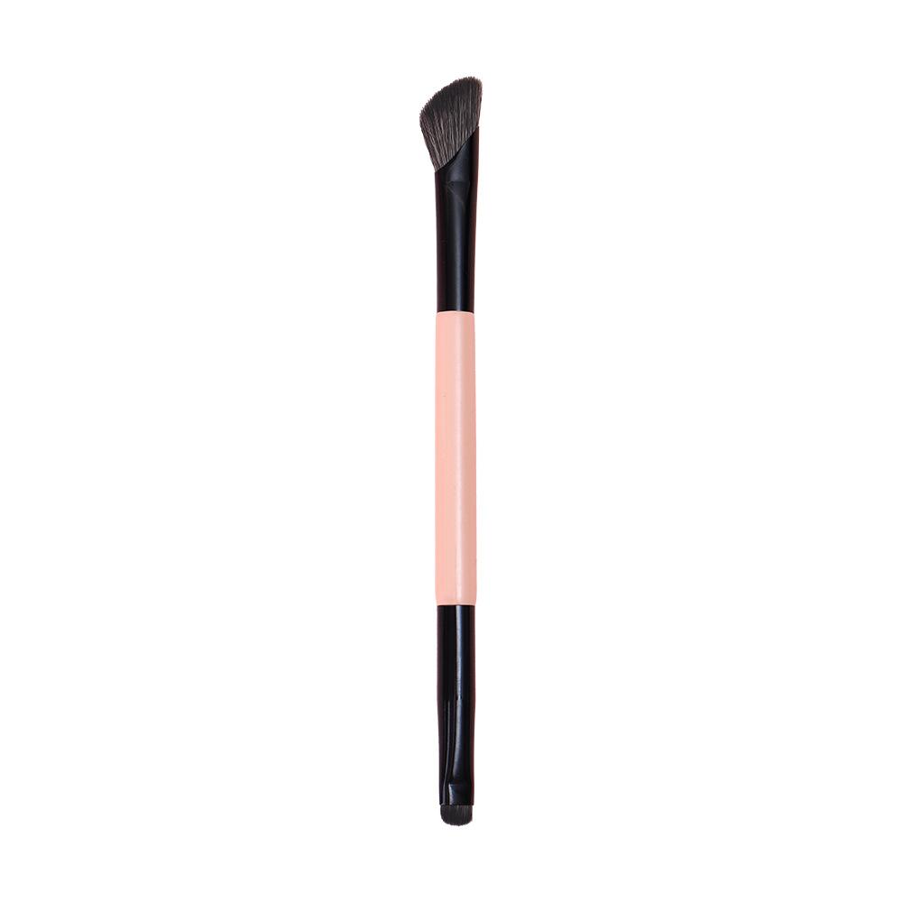 Double Head Semi-Fan Nose Shadow Brush Nose Profile Nose Contour Modification Details Brush Oblique Head Grooming Makeup Brush Bevel Pen