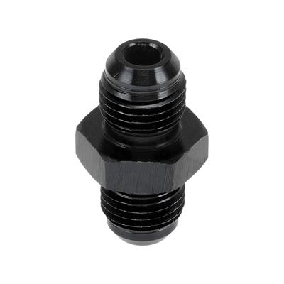 A ABSOPRO Female Flare Reducer Hose Fitting Adapter AN6 AN6 Fuel Line Connector Aluminum Black