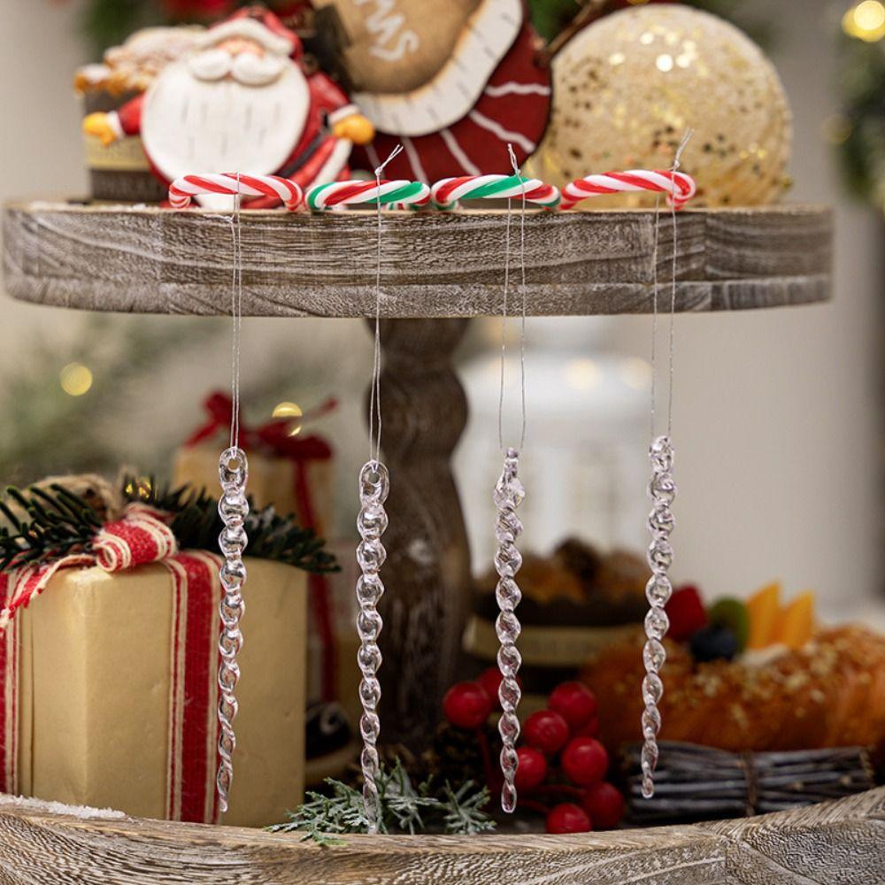 Acrylic Icicle Decorations Creative Party Holiday Decor High Quality Christmas Tree Ornaments