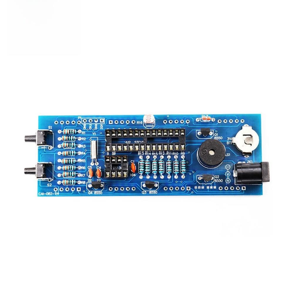 Colorful Digital Clock DIY Electronic Kit Loose Parts Soldering Experiment With Conveniently Powered Via USB 11.5x3.2x4cm