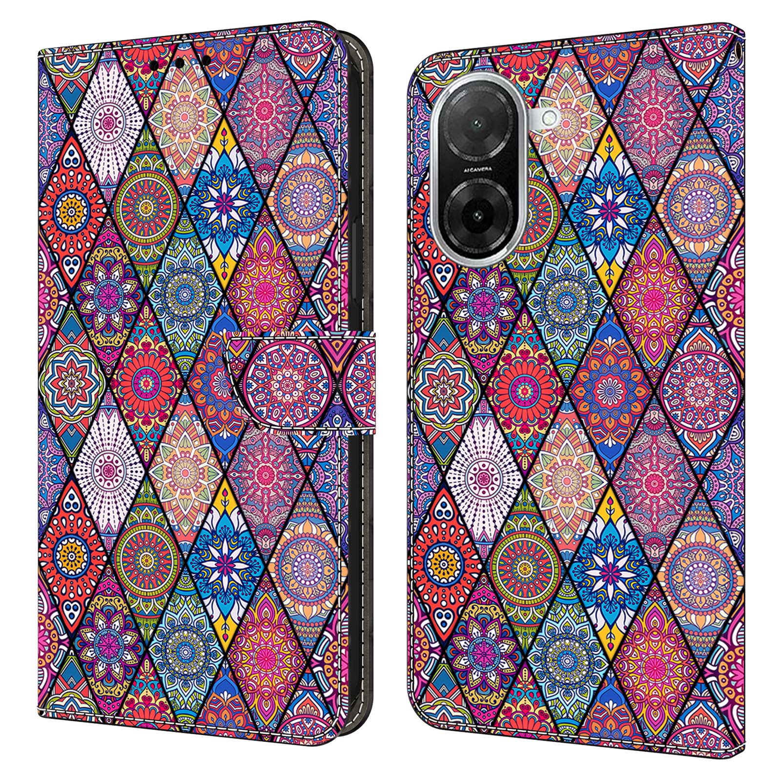 

For Xiaomi Redmi A5 4G (171.7mm)/Poco C71 4G Wallet Case Pattern Printing PU Leather Flip Stand Phone Cover