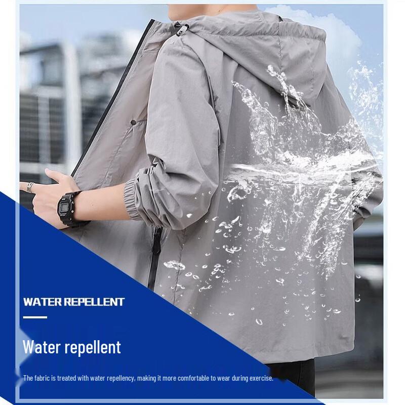 Pierre Cardin Men's Hooded Lightweight Sun Protection Jacket