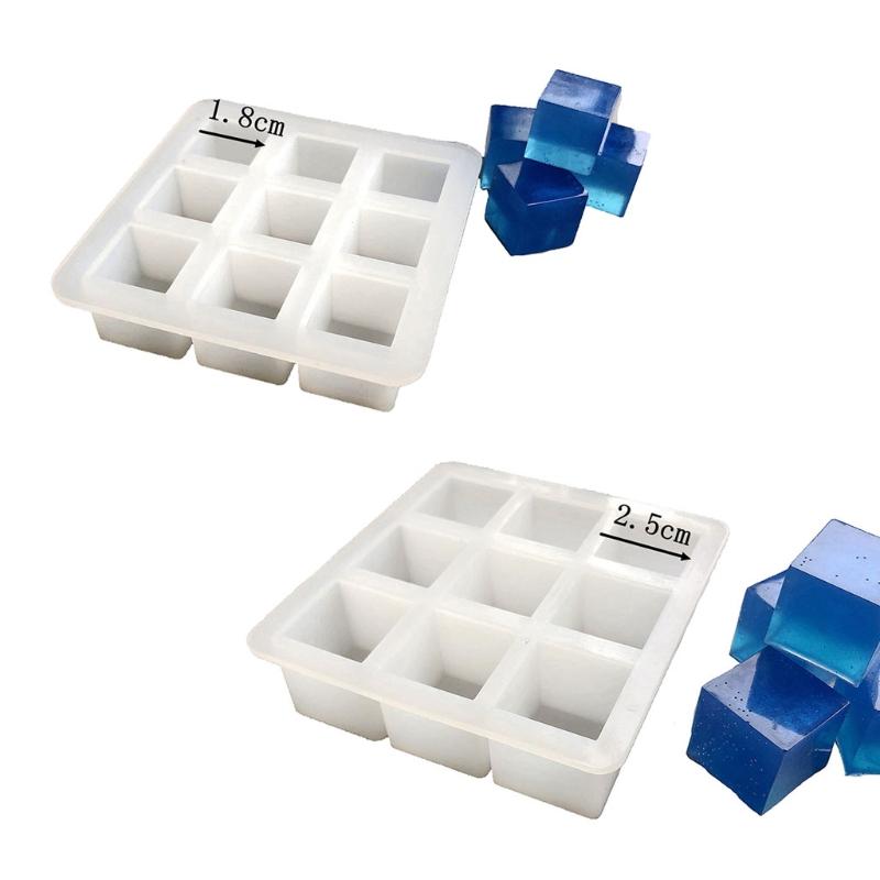 Small Cube Shape Decoration Silicone Mold Is Suitable for Resin Epoxy Resin Diy Crafts Jewelry Making Home Decoration