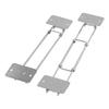 Long-Lasting Storage Solution Adjustable Fridge Bars Organize Refrigerator Bars Easy Installation Low-Temperature Resistance