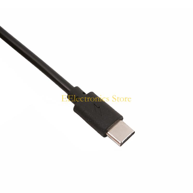 B03C USB C PD12V 15V 20V to 24V DC5.5x2.1mm Connector Power Cable Fast Charging for 24V Printers and Displays Led Lights