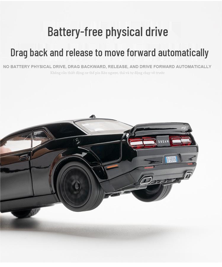 Muscle Car Hellcat Alloy Sports Car Model Collection – 1:32 Scale Ornamental Toy