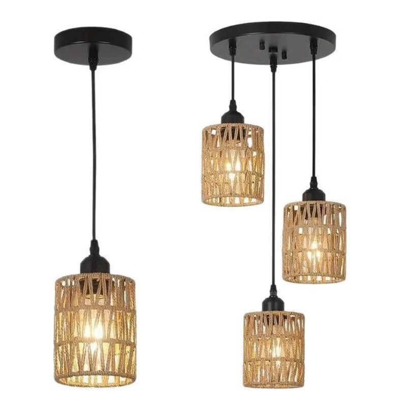 Oeny Woven Rope Single Head Ceiling Light