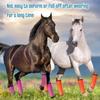 Horse Leg Protection from Flies Breathable Mesh Horse Fly Boots Set Equine Leggings for Reducing Stomping for Hoof for Horses
