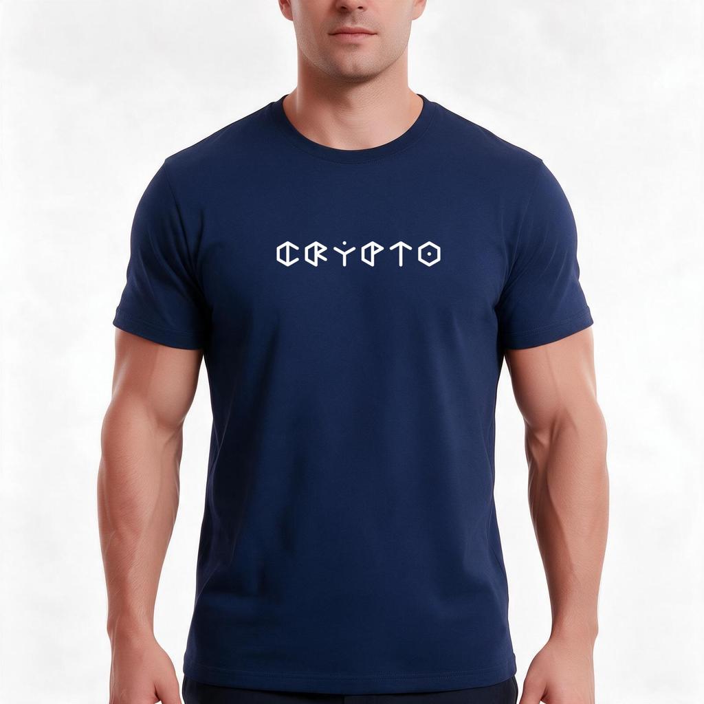 Crypto Crypto Currency Tshirt Summer Casual Cotton Tee Oversized Streetwear Tops Vintage Graphic Print Unisex Unisex Unisex