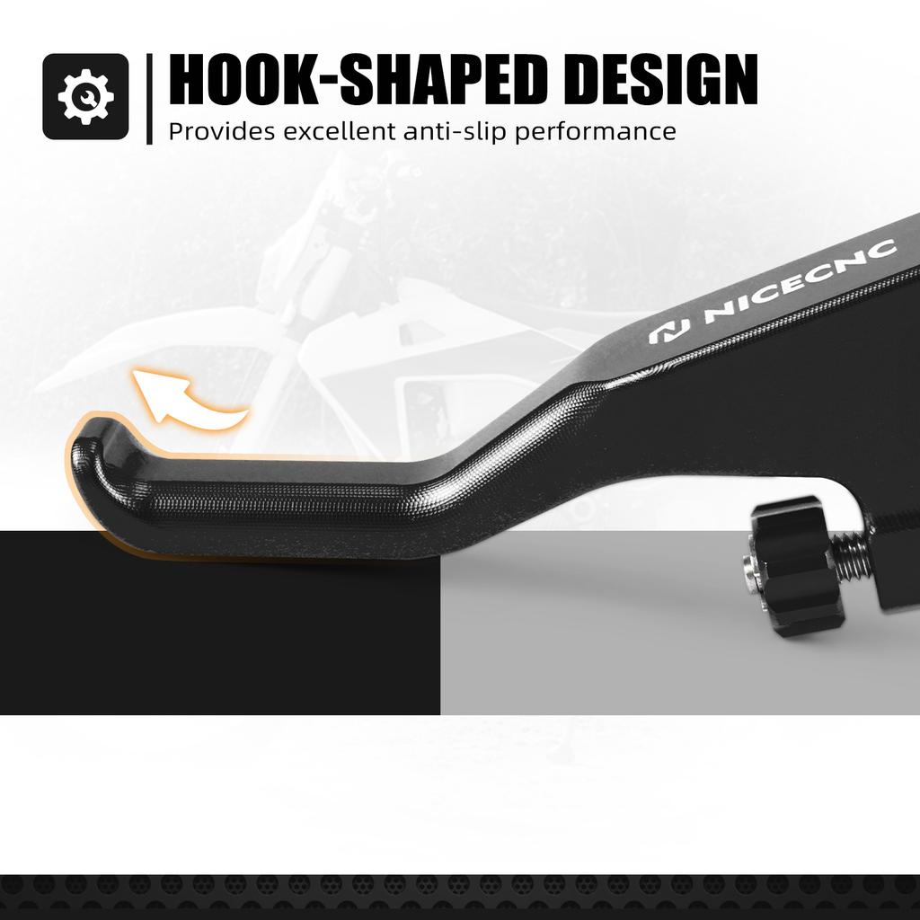 NICECNC For Stark Varg EX MX 2024-2025 Left Right Shorty Brake Lever Aluminum Electrical Motorbike CNC-machined Accessories