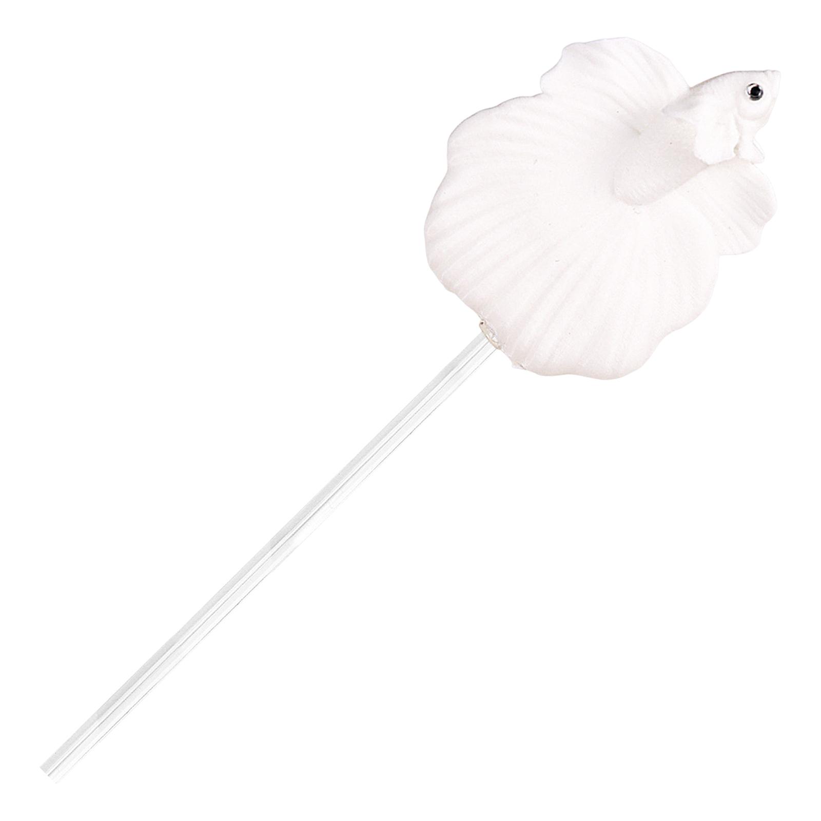 Betta Fish Training Wand Sturdy Lightweight Betta Supplies Interactive Portable Betta Fish Wand Aquarium Decoration Realistic