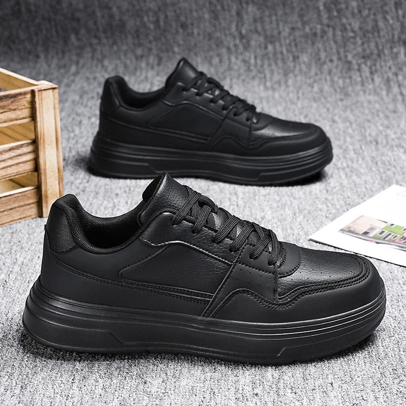 Men's Sports Shoes Soft Sole Ultra Lightweight Breathable Non-slip Wear-resistant Large Size Genuine Leather Sports Shoes