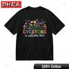 Unisexs Trend Breathable Classic TShirt Rainbow Blooms Positive Saying Design Tee Modern Stylish Cool Tshirts Clothing Boys