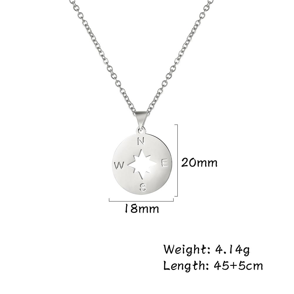 My Shape Lightning Necklaces For Women Tooth Mountain Heart Stainless Steel Necklace Choker Fashion Jewelry Gifts For Girlfriend