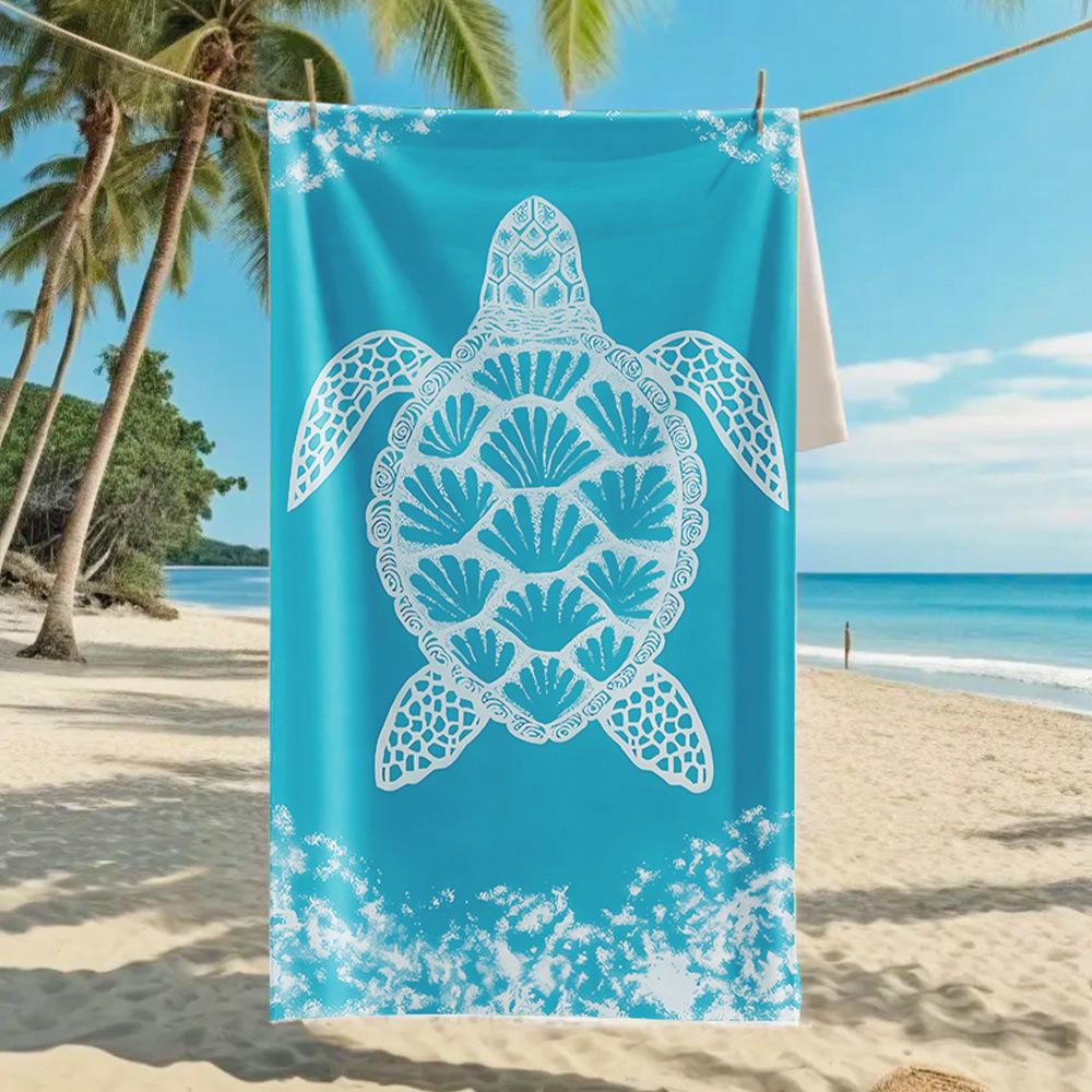 2026 Mermaid Tail Beach Towel Printed Towel Seaside Vacation Absorbent Beach Towel