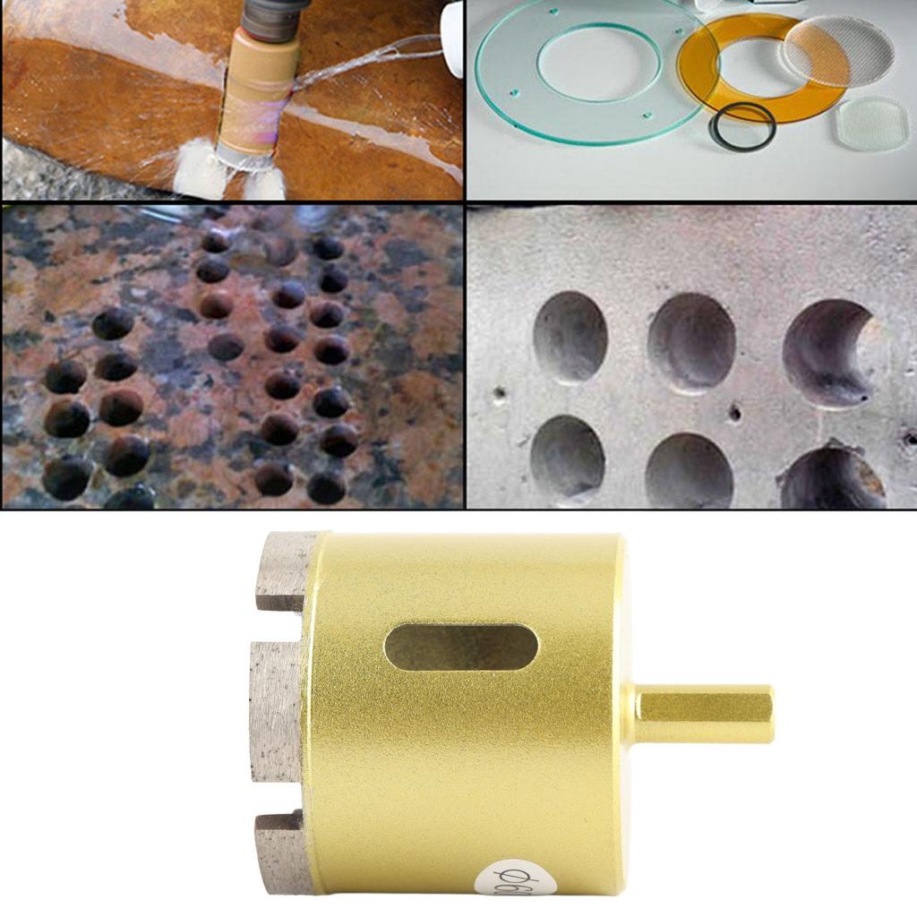 Round Shank Hole Opener Drill Bit Sintered Diamond Tile Hole Cutter Home Decoration
