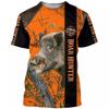 Καμουφλάζ Κυνήγι Ζώα Αγριόχοιρος Ανδρικό T-Shirt 3D Εκτύπωση Αθλητικό Κοντομάνικο Μπλουζάκι Casual Λαιμόκοψη Streetwear T-Shirts Ανδρικά Ρούχα