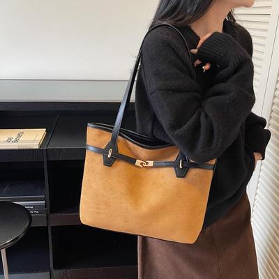Retro Matte Women's Crossbody Bag - Large Capacity, Simple Handbag, Fashionable Underarm Style for Autumn/Winter