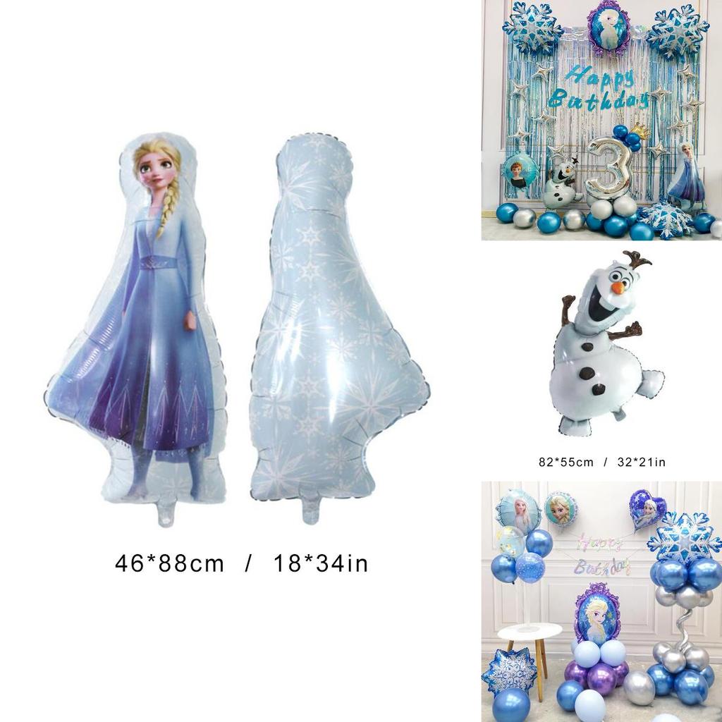 Frozen Princess Elsa Anna Balloons For Birthday Party Decoration