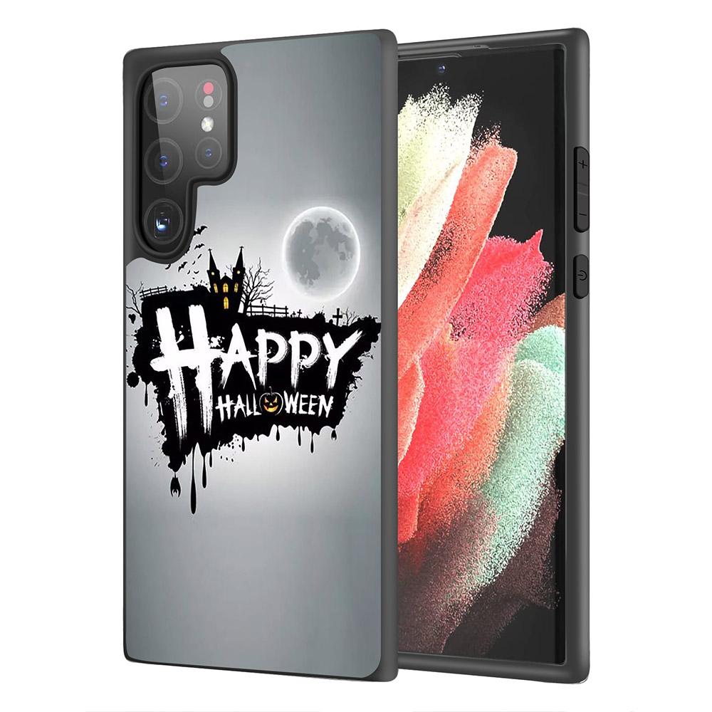 Happy Halloween-Hülle für Samsung Galaxy S10 S20 S21 S22 Fe Plus Ultra Note 10 Lite A10 A20 A30 A52 A71 A72 Rückseite Softcover Coque