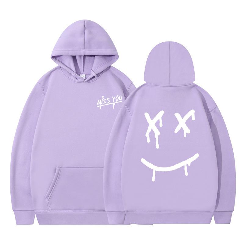 

Осінньо-зимовий новий модний плюшевий светр у стилі осені та зими, комбінований односпрямований чоловічий та жіночий модний плюшевий светр з принтом XXXL