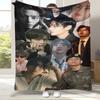 Kim Tae Hyung V Kpop B-BTS Flanelldecke, Ultraweiche Warme Plüschdecke für Zuhause Schlafzimmer Bett Sofa Abdeckung Büro Camping Picknick