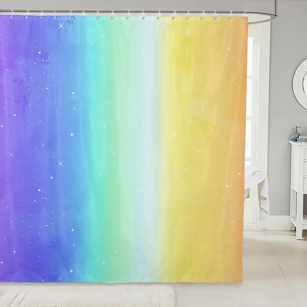 Dachshund Shower Curtain Kids Cute Pet Dog Bathroom Shower Liner for Teens Puppy Bath Curtain Waterproof Waterproof Polyester