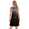 Women's Summer Casual U Neck Printed Sleeveless Dresses