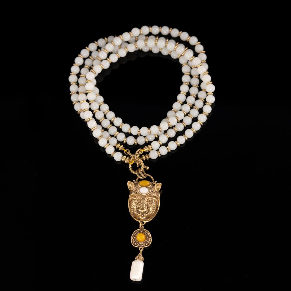 Direktlieferung Mittelalterlicher Vintage Schmuck Nischen Design Französische Retro Schlüsselbein Kette Halskette Halskette Neu