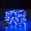 1PC Solar-Powered LED String Lights Outdoor Copper Wire Fairy Lights,Decoration Lights For Wedding,Holiday,Festive,Garden,Yard