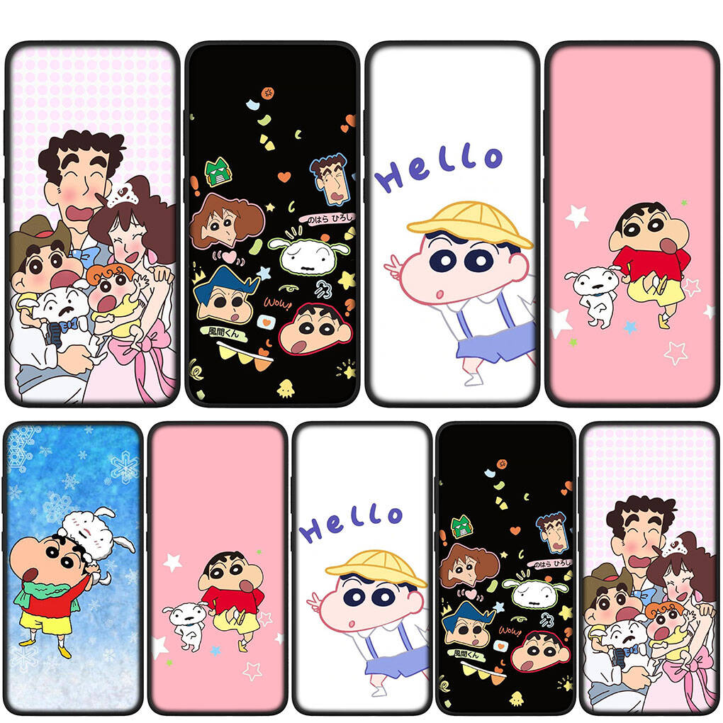 Cover for iPhone 17 16 15 Xiaomi Poco X7 Redmi Note 14 13 12 11 Pro Max X Samsung Galaxy S25 S24 S23 OPPO Huawei Comics Shin Chan Shinchan Phone Case
