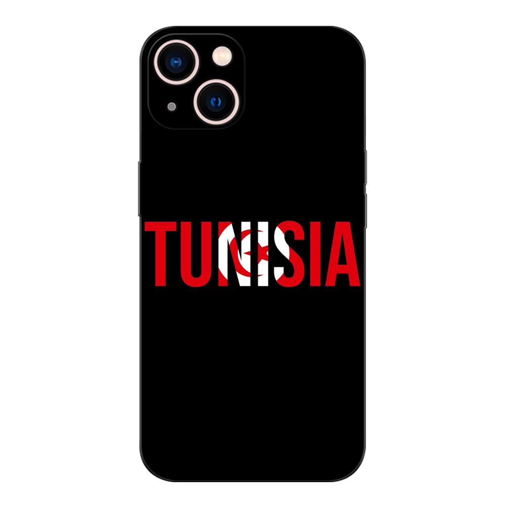 Black Tpu Case For Realme Q5 X XT X2 X3 Superzoom X50 V13 Q3i X7 PRO Ultra GT Master Edition Tunisia Flag