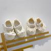 2024 Spring Autumn New Baby Soft Soled Walking Shoes Trendy Lovely Lace Princess Shoes Fashion Versatile Antiskid Girls Sneakers