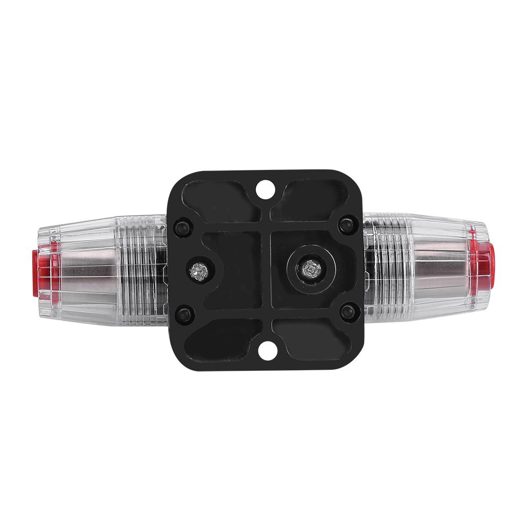 DC12V-24V Car Circuit Breaker Reset Inline Fuse Inverter Audio/Video System Protection (20A)