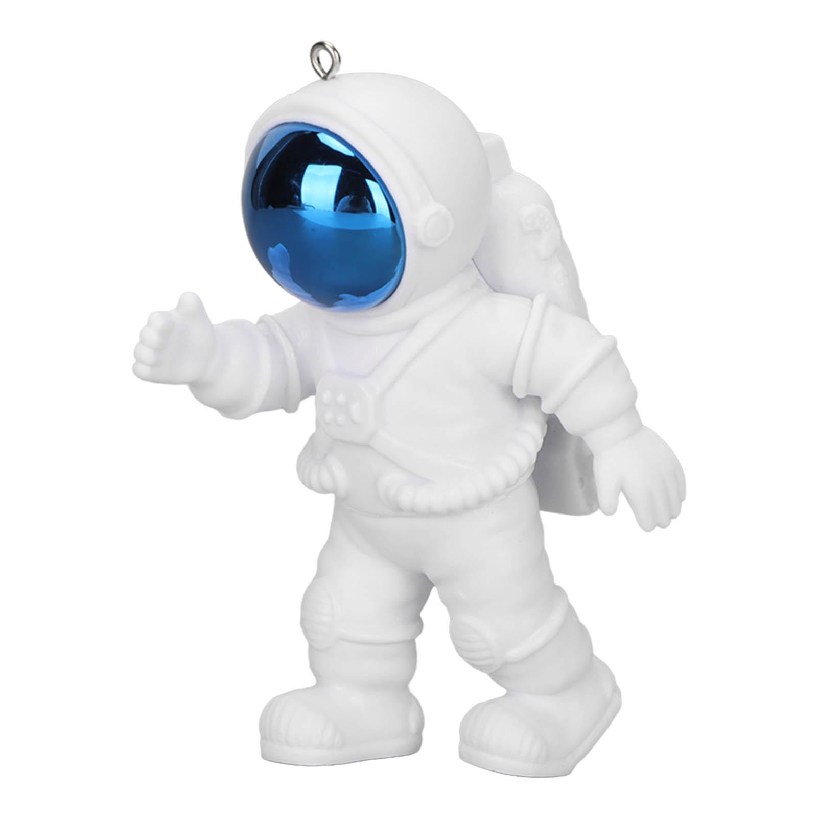 

Aquarium Floating Astronaut Cute Eco Friendly Adjustable Position PVC Fish Tank Ornaments with Ball and Rope Blue Mask