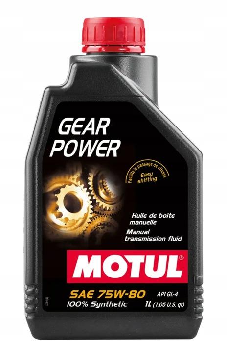 75W80 Motul Gear Power 1L Olej Do Manualnej Skrzyni Biegów