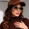 New European and American Style Sunglasses Featuring Floral Patterns, Candy Colors, Heart-shaped Designs, and Diamond Embellishments; Cute Cat-eye