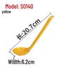 Xiangyuanmei Long Handle Colorful Melamine Soup Spoon - Imitation Porcelain for Hotel and Restaurant Use