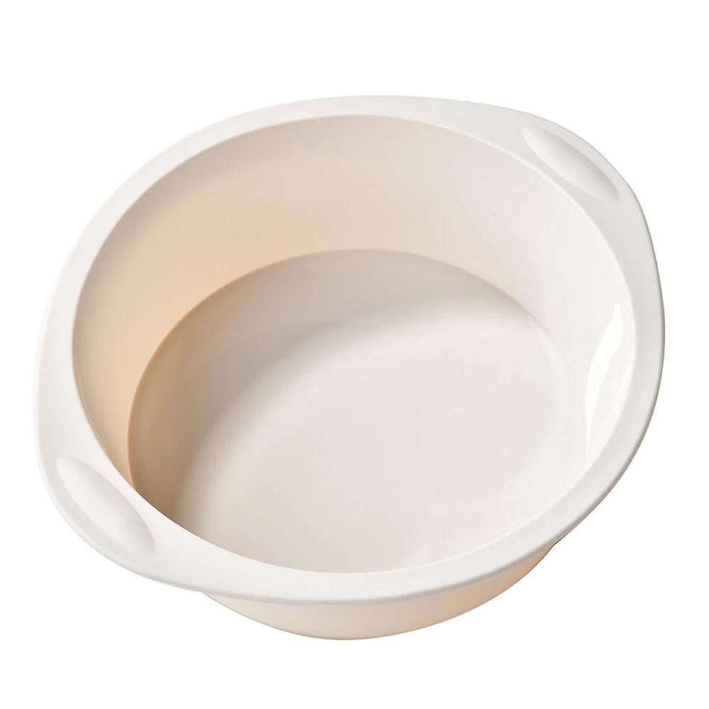 Silicone Round Cake Pan Non-Stick Bakeware for Cake Bread Birthday Party - Easy Release Durable Heat Resistant Perfect for Home