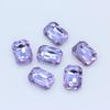 Octagonal Long Gem Crystal Glass Rhinestone for Clothing, Shoes, Phone Stickers, DIY Jewelry Accessories