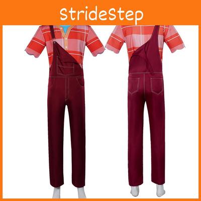 Costume Cosplay di Ralph Spaccatutto in Tessuto di Poliestere con Stile e Comfort per Feste di Videogiochi e Anime