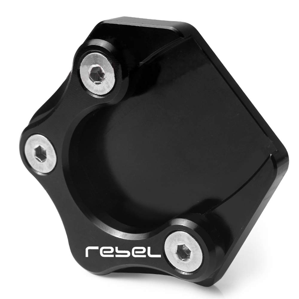 Honda rebel 250 rebel250 2017 2018 2019 2020 2021 accessories kickstand side stand extension extension extension plate pad rebel parts