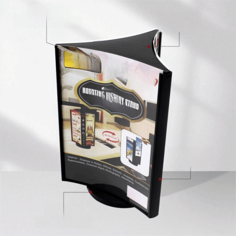 Transparent Menu Display Stand A4/A5 Vertical Price Tag Rack Widely Use Menu Sign Holder  Hotel
