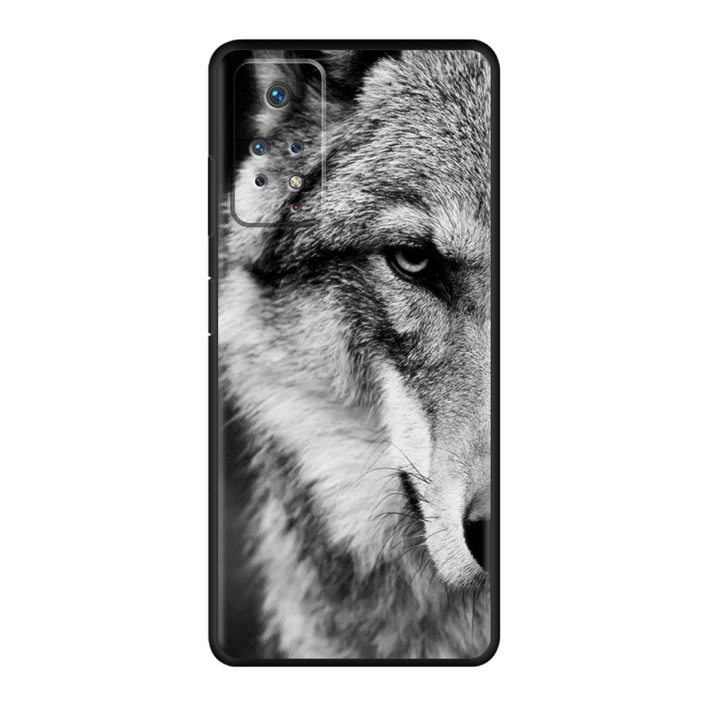 Official For Xiaomi Redmi Note K40 9T 7 10 9C 9 8 9S 9A 11 Pro K40S 10C 8T Celulares Fundas Beast Lion Wolf